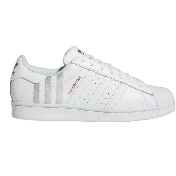 adidas | Shoes | Adidas Superstar Mens Sz 75 White Almost Blue Hq4539 Casual  Shell Toe Classics | Poshmark